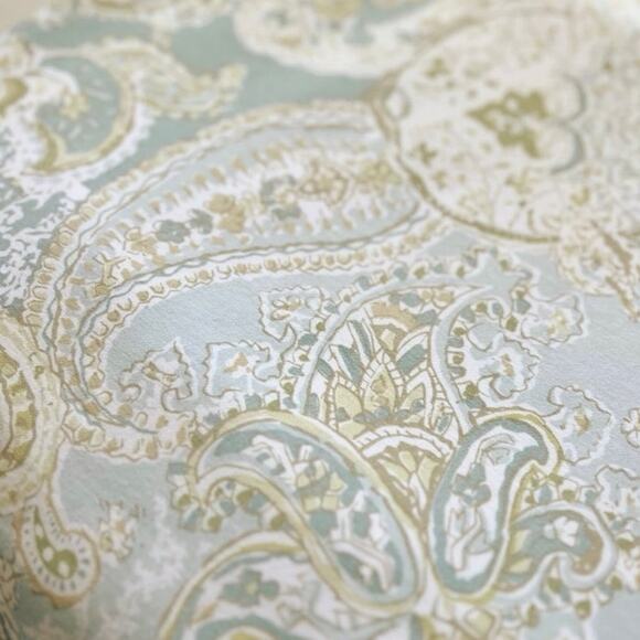 Pottery Barn Sienna Paisley Twin Cotton  Duvet Cover - Picture 4 of 8